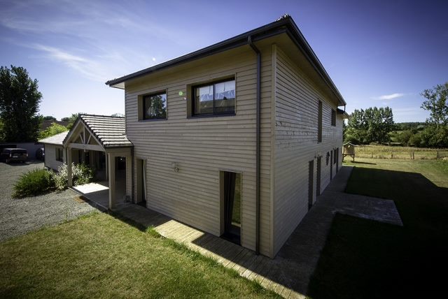 Maison à ossature bois KITDOM contemporaine